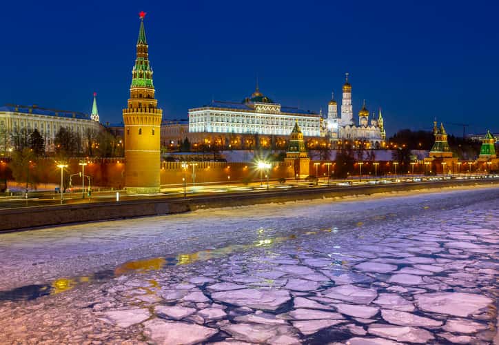 The Kremlin and Moskva River