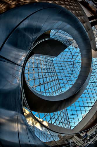 The spiral of Louvre