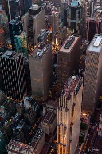 Top of the rock aerial
