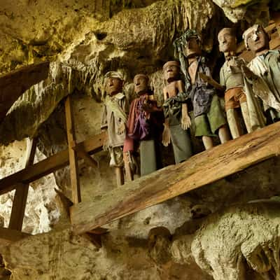 Toraja country tomb and, Indonesia