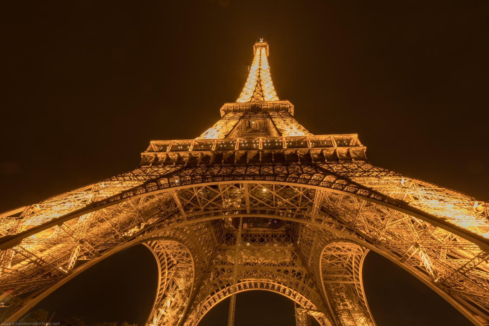 Tour Eiffel from below, Paris, France
