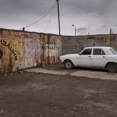 Tyre repair, Maralik, Armenia