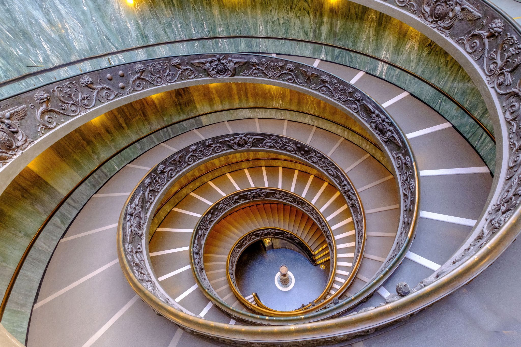 Spiral Staircase at Vatican Museum, Rome, Italy