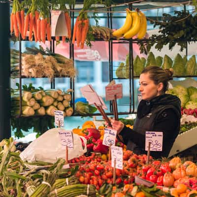 Venice fruit & veg market, Italy