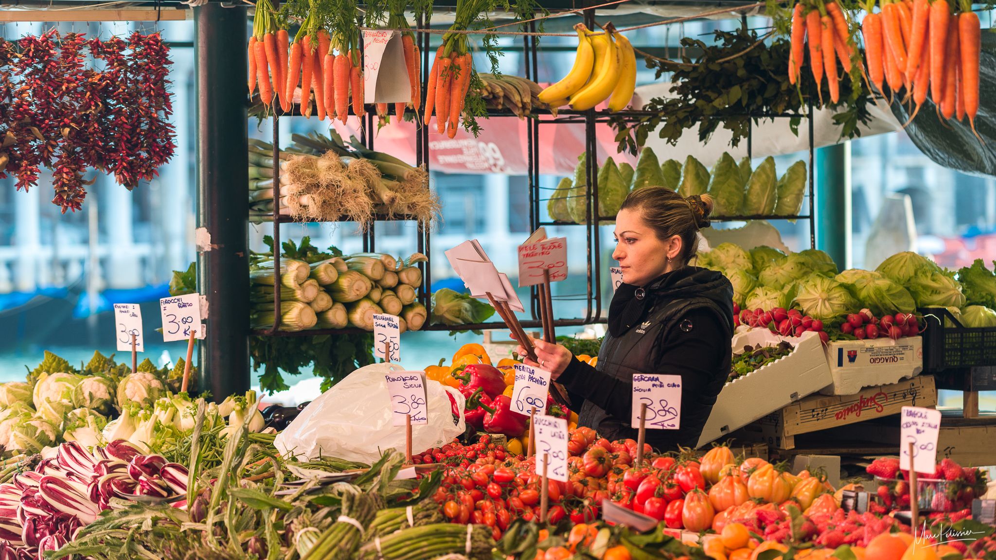 Venice fruit & veg market, Italy