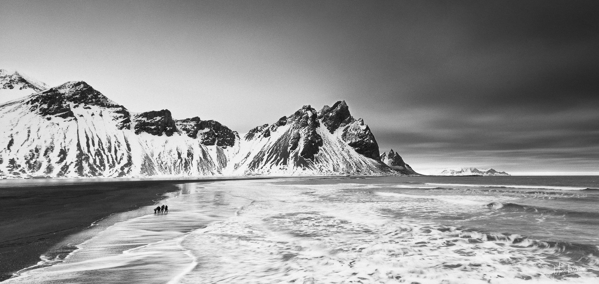 Vestrahorn from the beach, Stokkness, Iceland