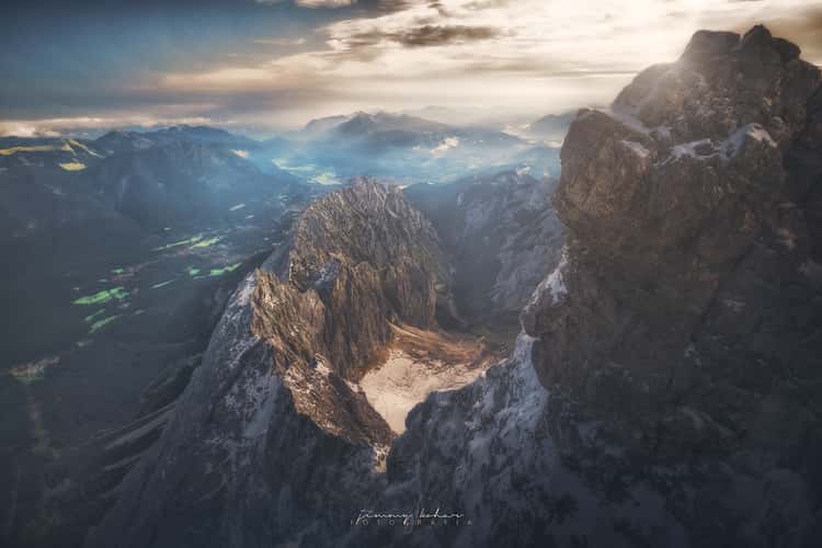 View from the Zugspitze