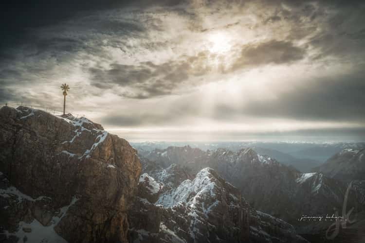 View from the Zugspitze