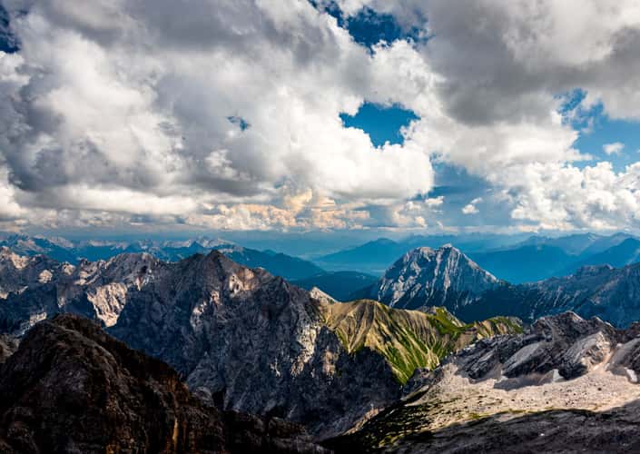 View from the Zugspitze