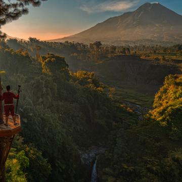 View Merapi Mount from Kedung Kayang, Indonesia