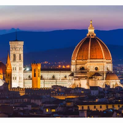 View of Florence from Piazzale Michelangelo, Italy