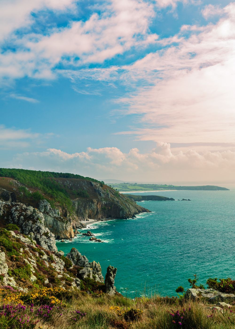 View on Falaise du Guern, France