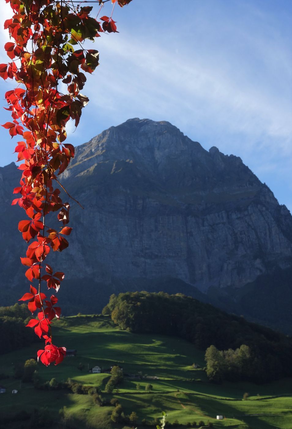 View on Mitlödi/GL, Switzerland