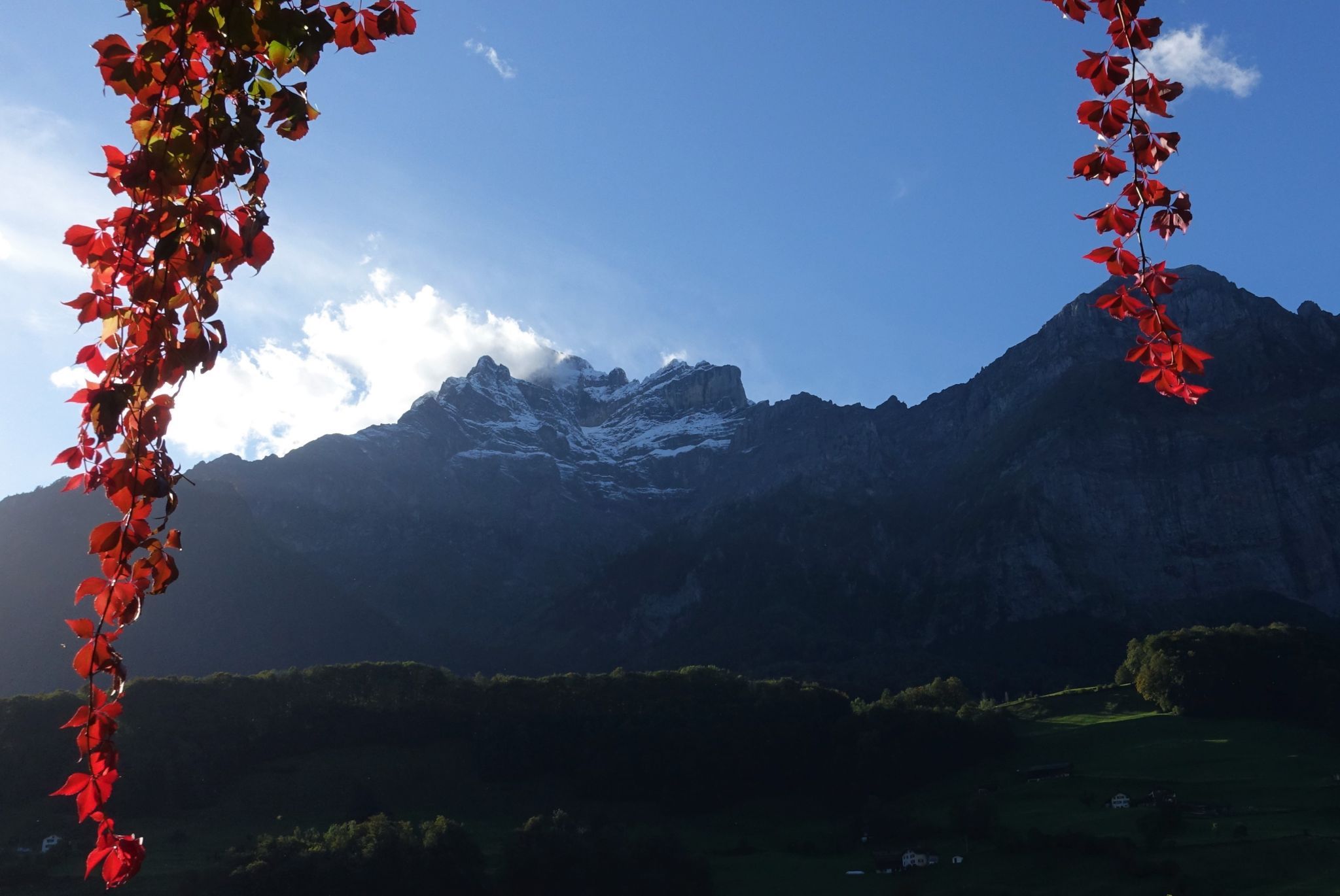 View on Mitlödi/GL, Switzerland