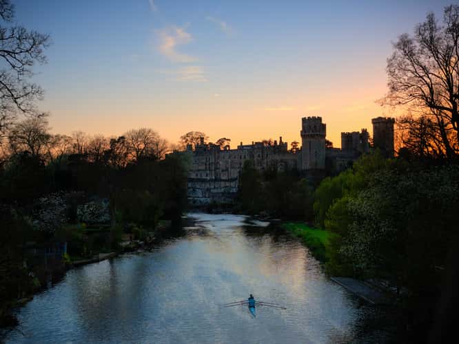 Warwick Castle viewpoint