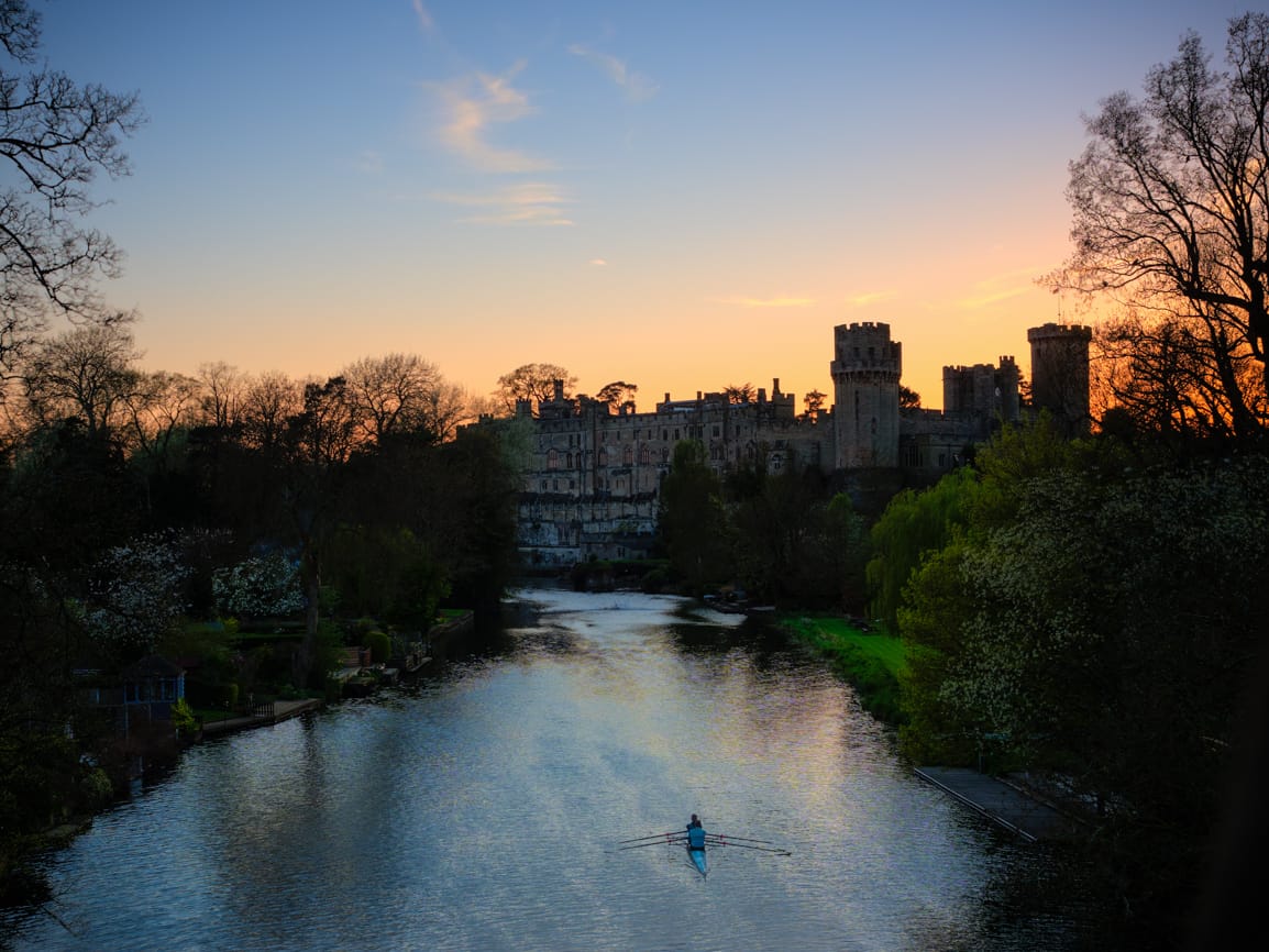Warwick Castle viewpoint, United Kingdom