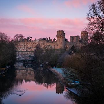 Warwick Castle viewpoint, United Kingdom
