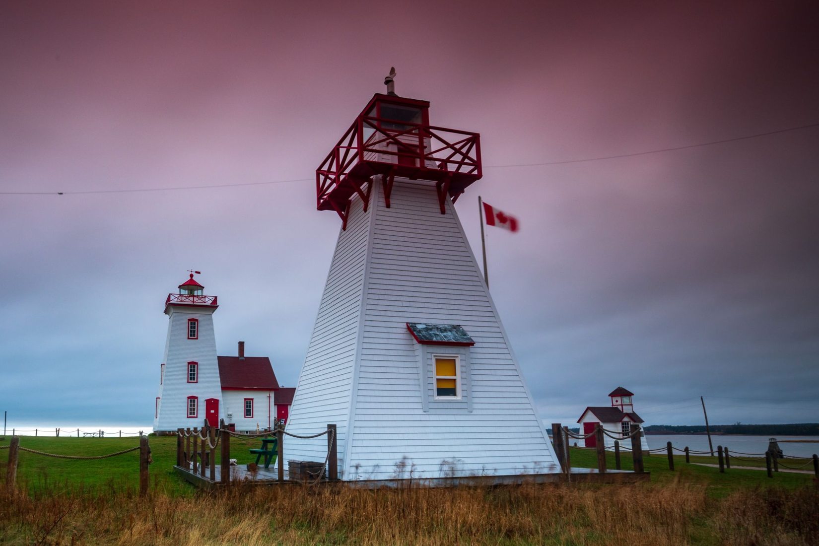 Wood Islands Lighthouse Sunrise Prince Edward Island, Canada