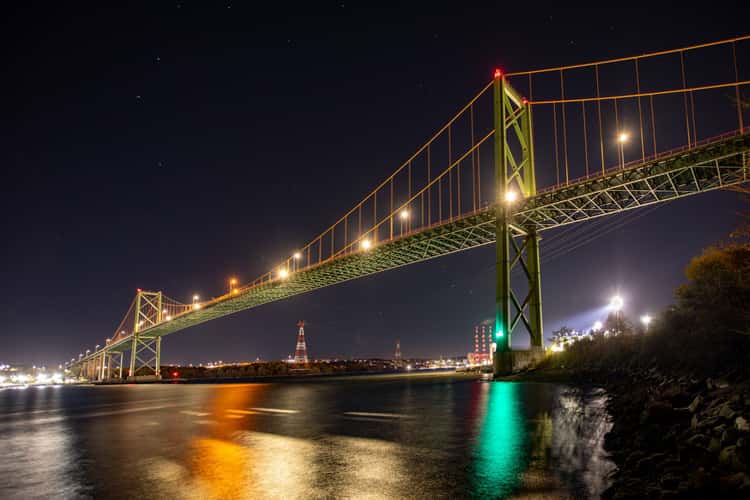 A. Murray MacKay Bridge Halifax, Nova Scotia