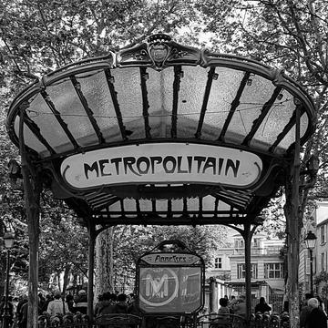Abbesses Métro Station, Paris, France