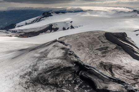 Above the Eyjafjallajökull