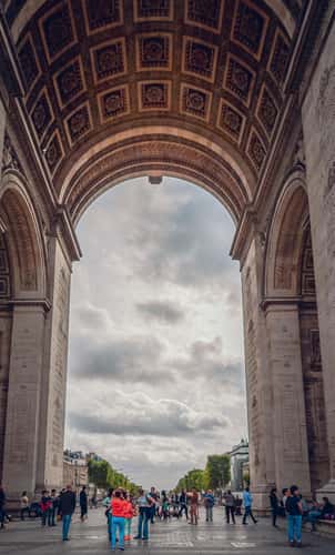 Arc de Triomphe, Paris, France