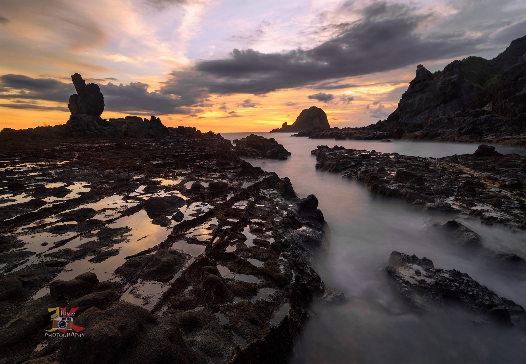 AreGuling Beach Sunset Lombok, Indonesia
