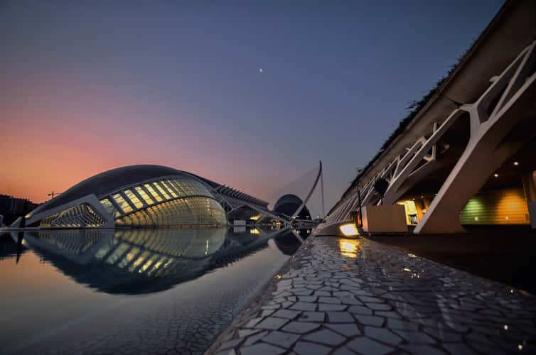 Hemisfèric & Ciudad de las Artes, west view