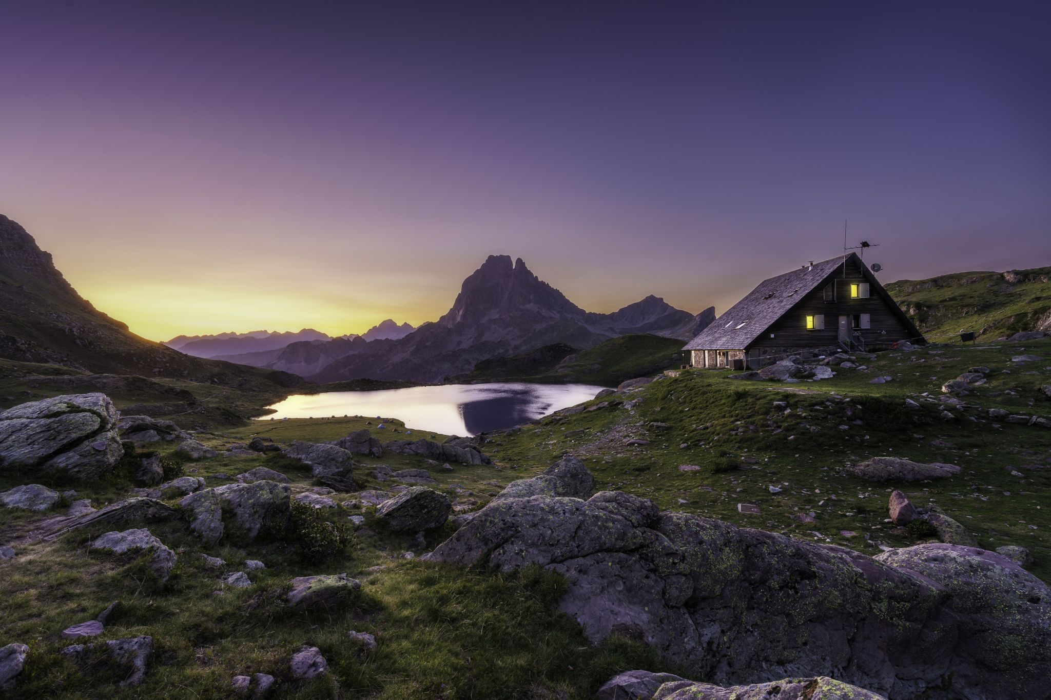 Ayous refuge, France