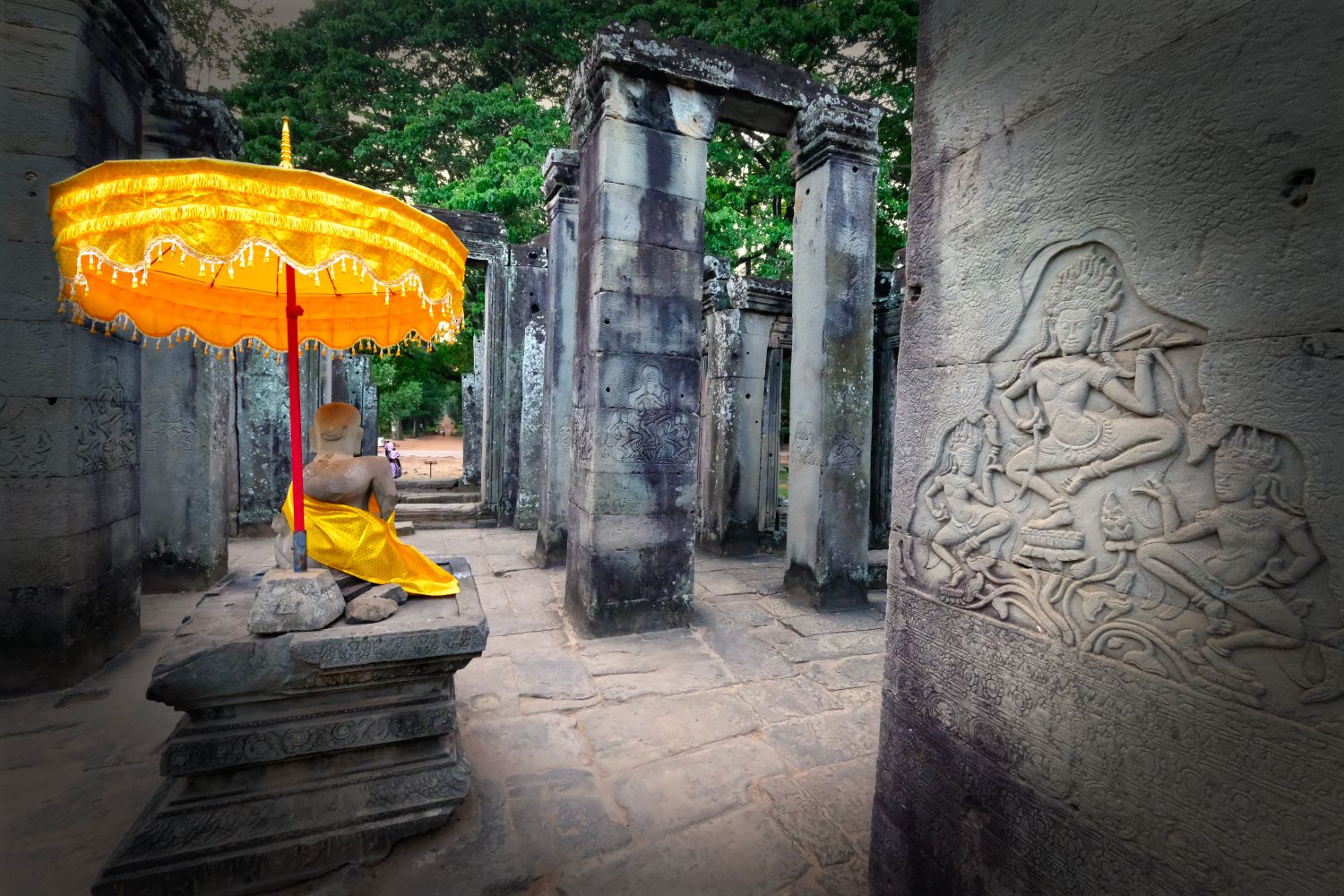 Bayon - Faces of the Bayon, Cambodia