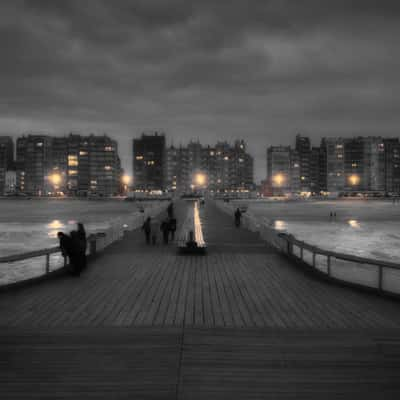 Blankenberge Pier - Coastal view, Belgium