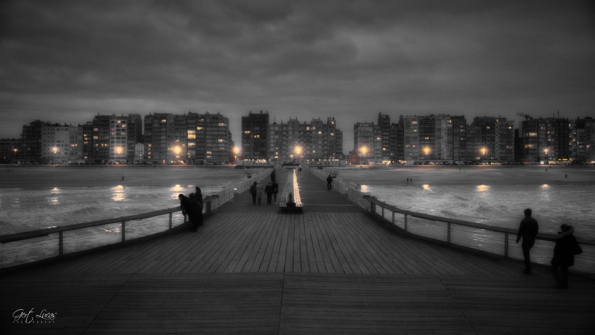 Blankenberge Pier - Coastal view, Belgium