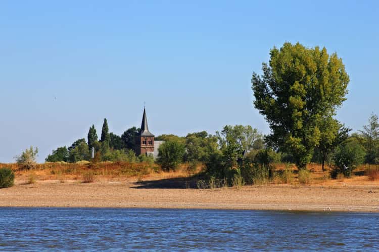 View across the Rhine to Bislich