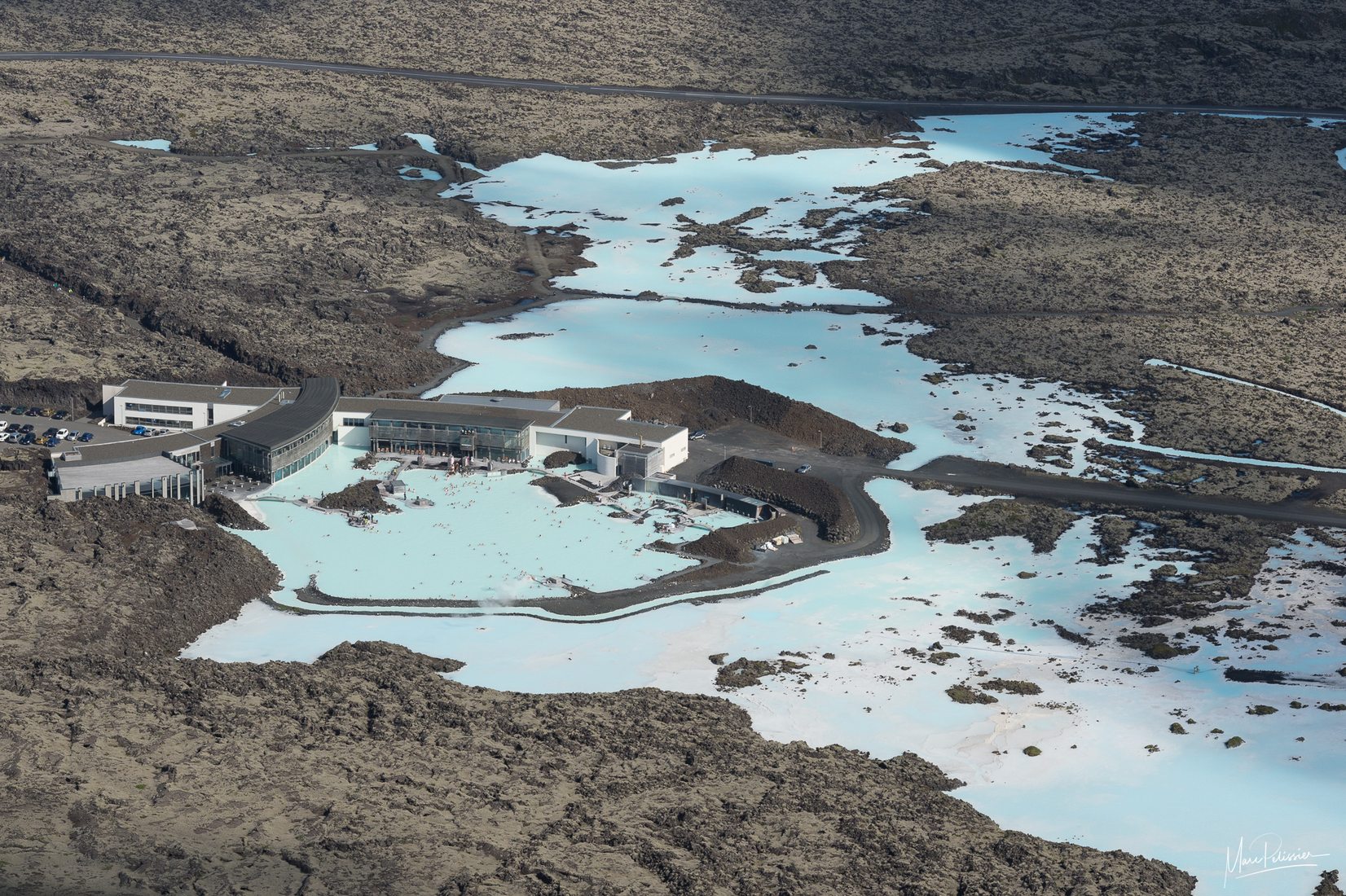 Blue Lagoon Aerial [drone], Iceland