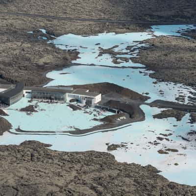 Blue Lagoon Aerial, Iceland