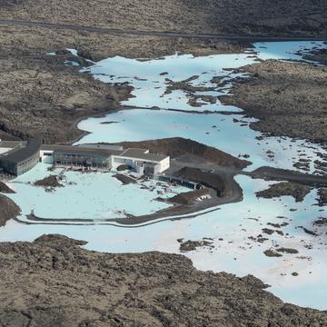 Blue Lagoon Aerial, Iceland