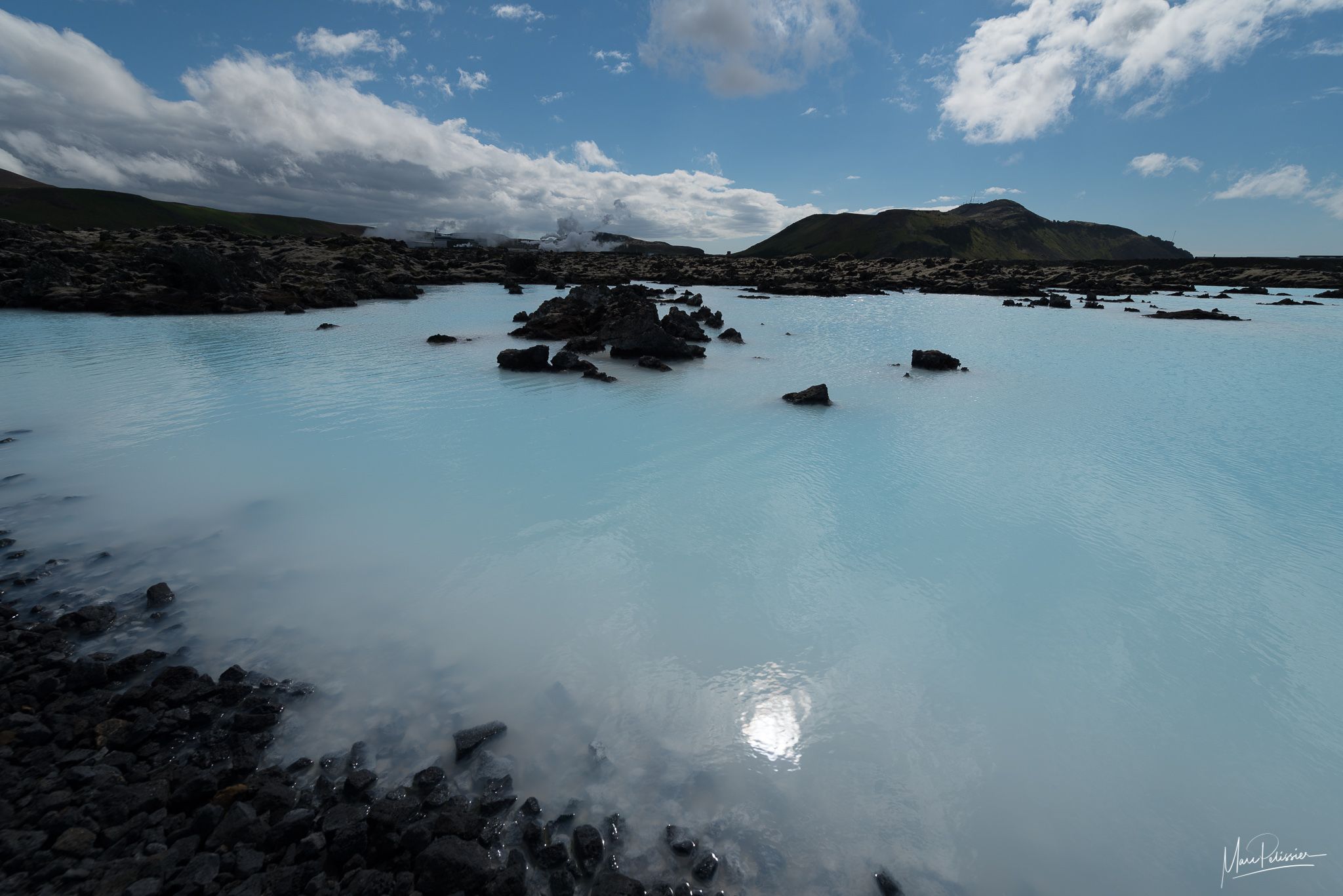 Blue pool near blue lagoon, Iceland