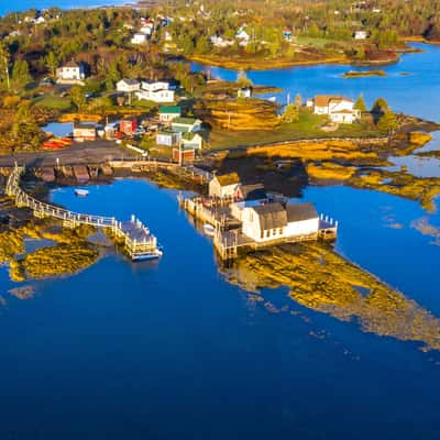 Blue Rocks fishing boat harbour, Lunenburg, Canada