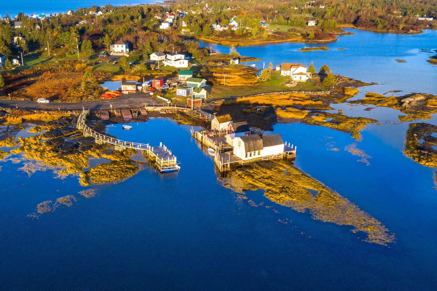 Blue Rocks fishing boat harbour, Lunenburg, Canada