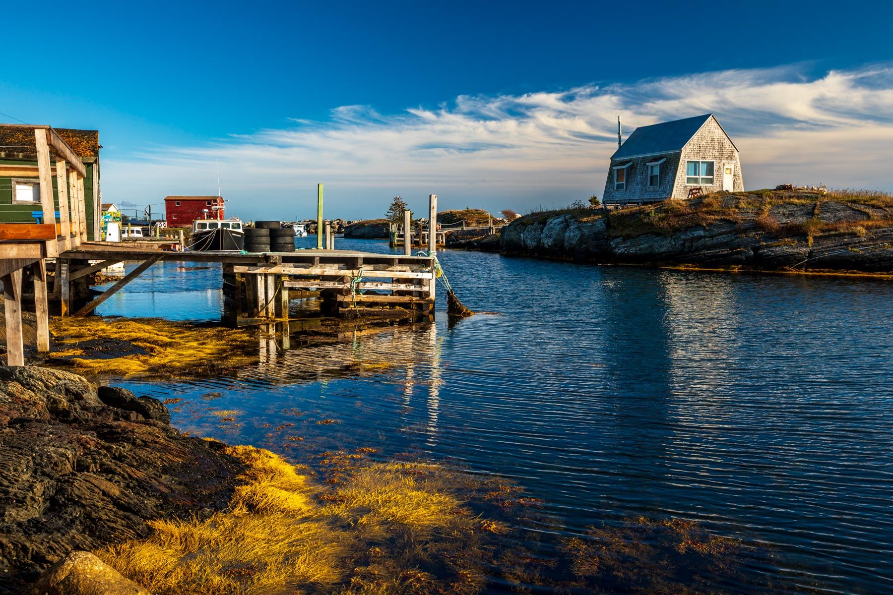 Blue Rocks Fishing wharf, Nova Scotia, Canada