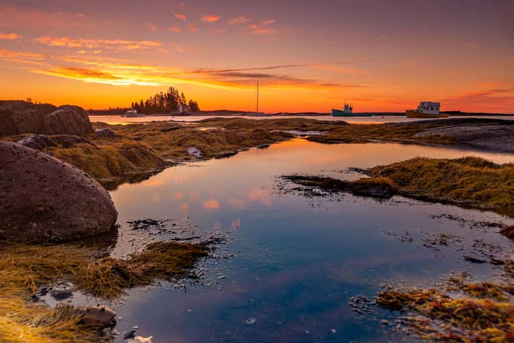 Blue Rocks Sunrise Lunenburg, Nova Scotia