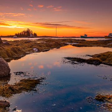 Blue Rocks Sunrise Lunenburg, Nova Scotia, Canada