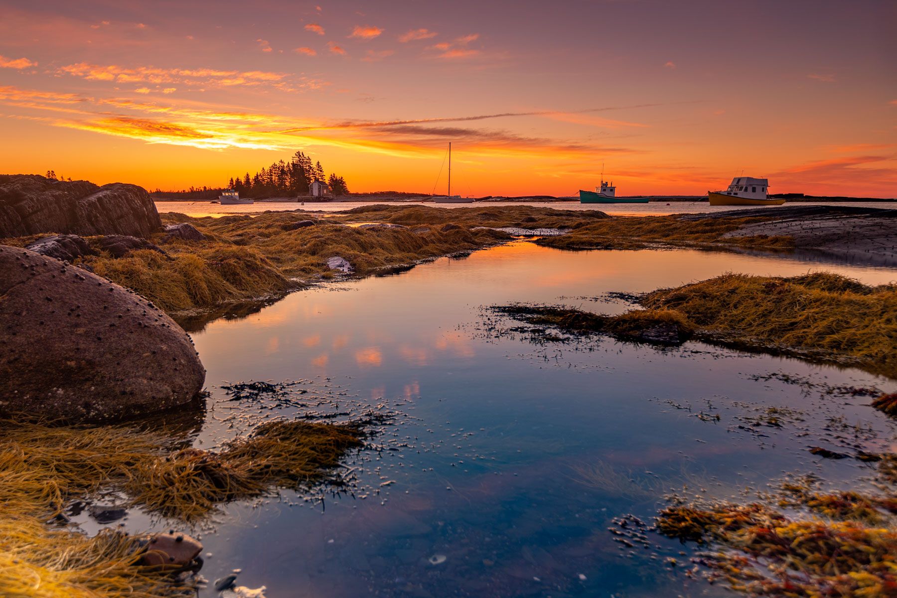 Blue Rocks Sunrise Lunenburg, Nova Scotia, Canada