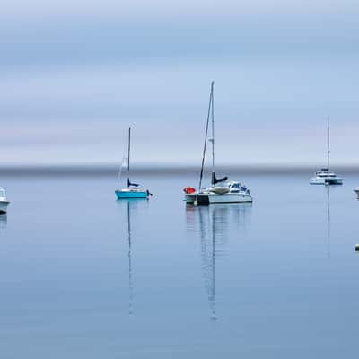 Boats & Lighthouse blur Provincetown, Cape Cod, USA