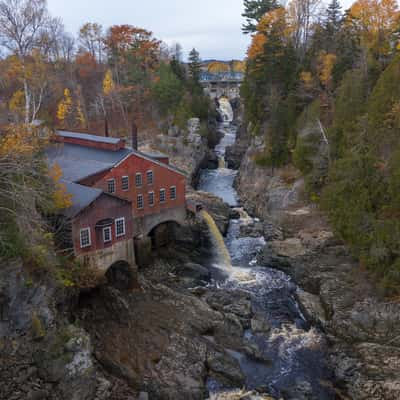 Bridge at Saint George Falls, New Brunswick, Canada