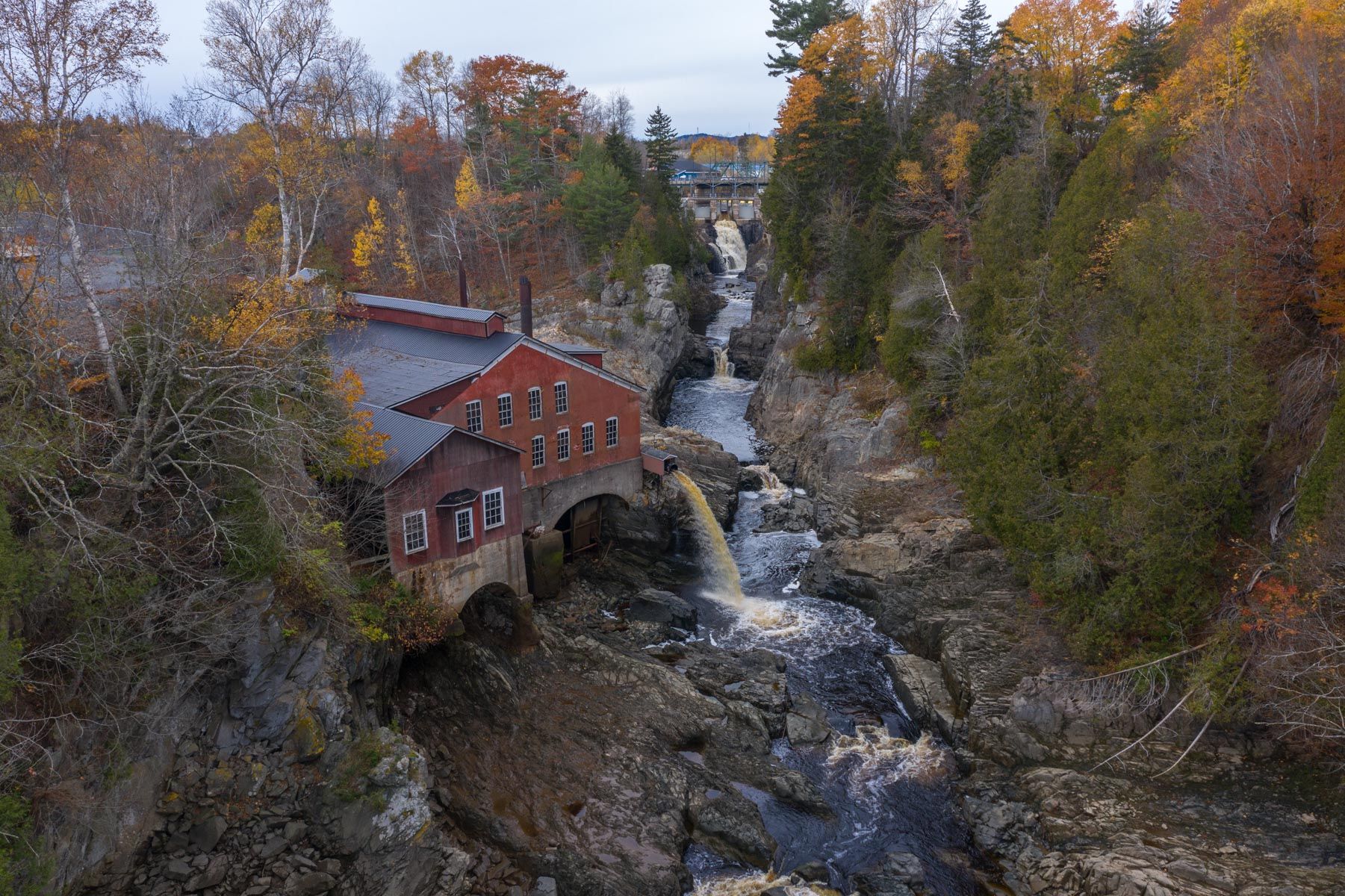 Bridge at Saint George Falls, New Brunswick, Canada