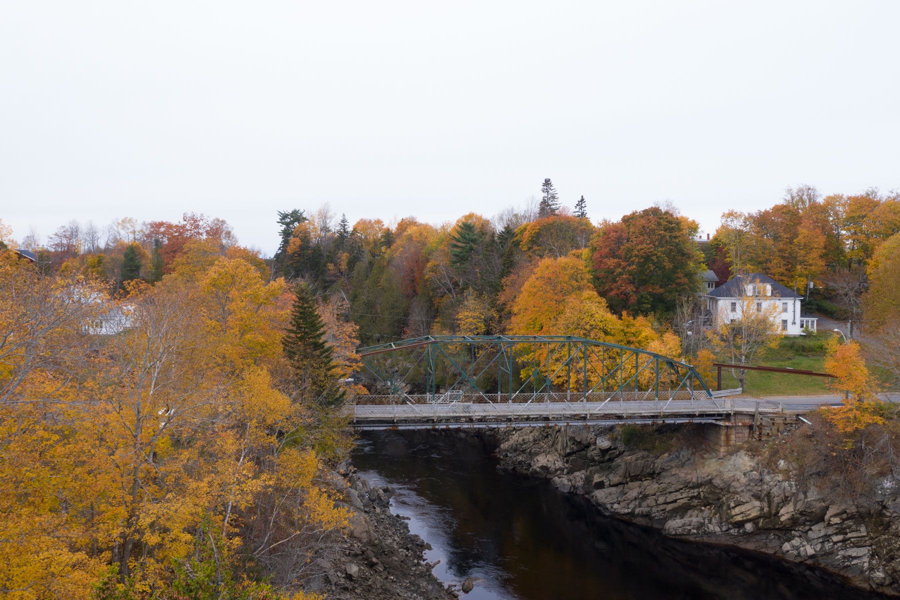 Bridge at Saint George Falls, New Brunswick, Canada