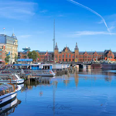 Central Station of Amsterdam, Netherlands