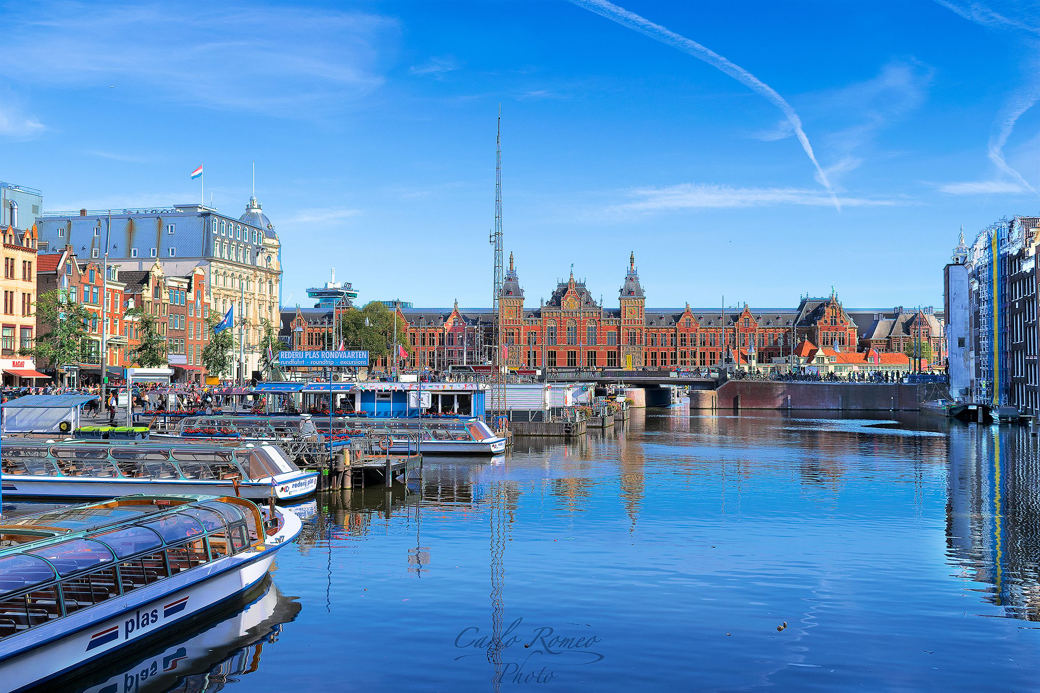 Central Station of Amsterdam, Netherlands
