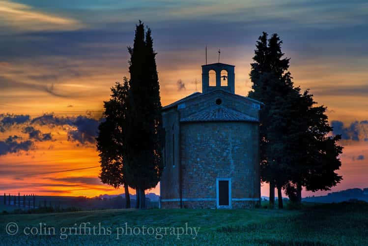 Sunset on Vitaleta